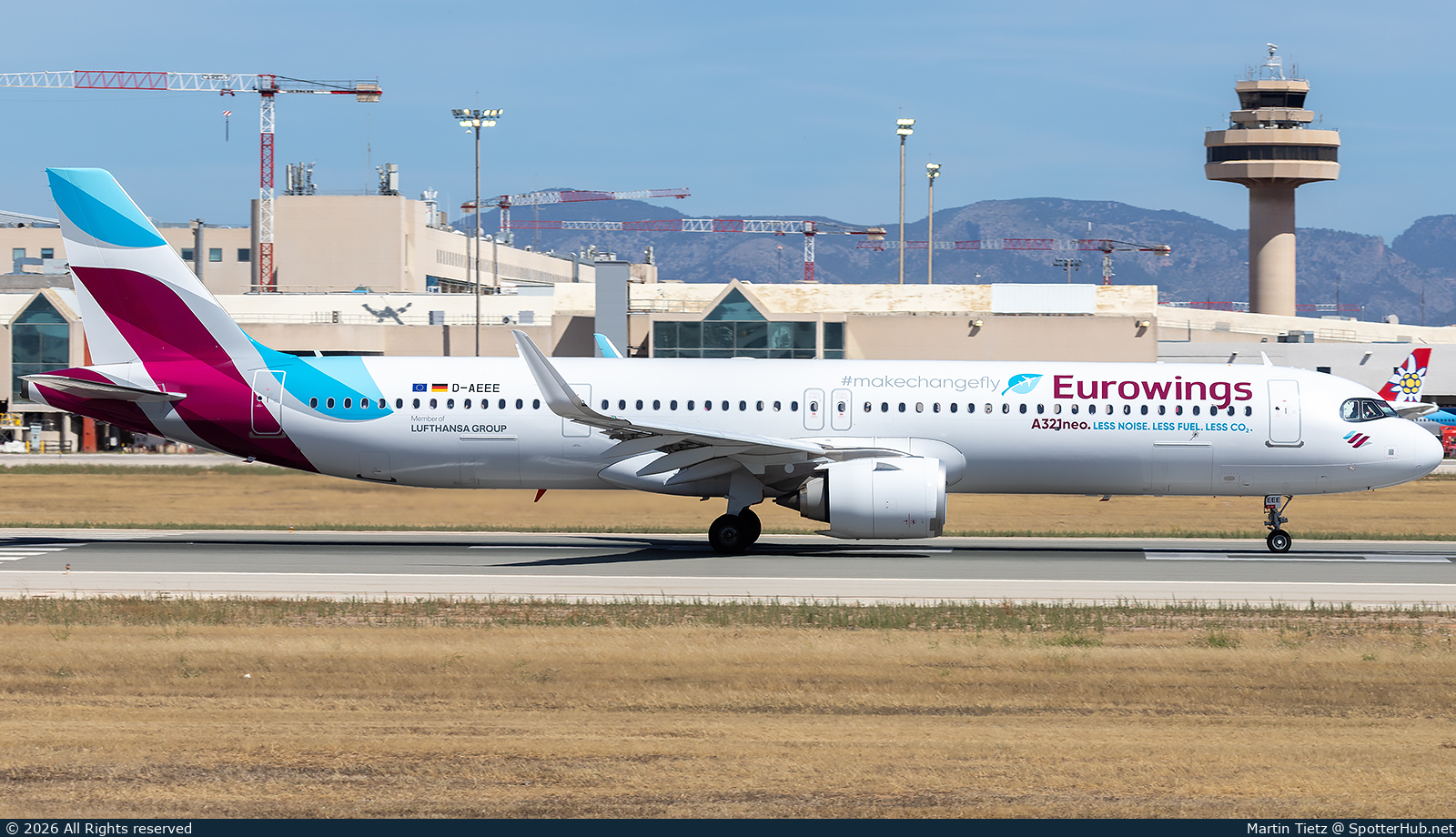 Photo of D-AEEE - Airbus A321-251NX operated by Eurowings