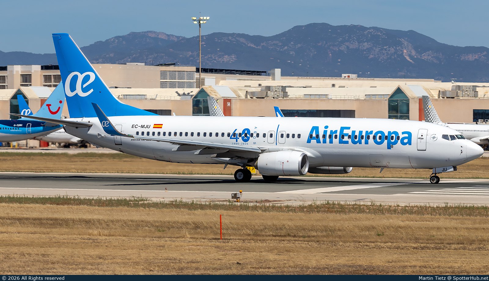 Photo of EC-MJU - Boeing 737-85P operated by Air Europa