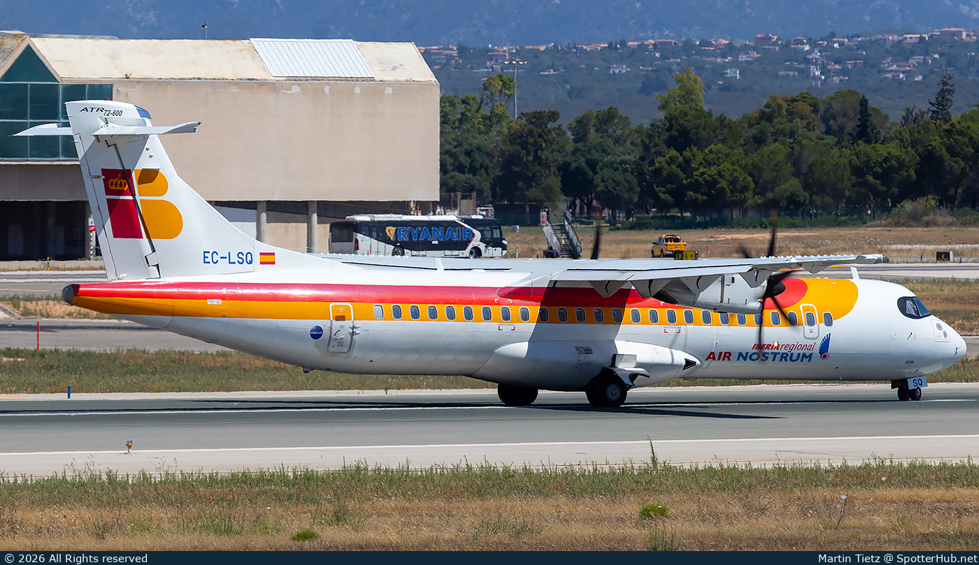Photo of EC-LSQ - ATR 72-600 operated by Iberia Regional (opb Air Nostrum)