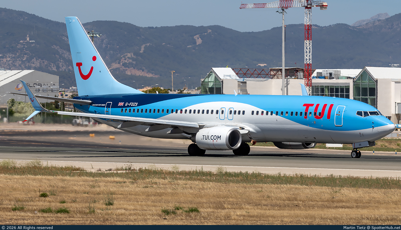 Photo of G-FDZS - Boeing 737-8K5 operated by TUI Airways