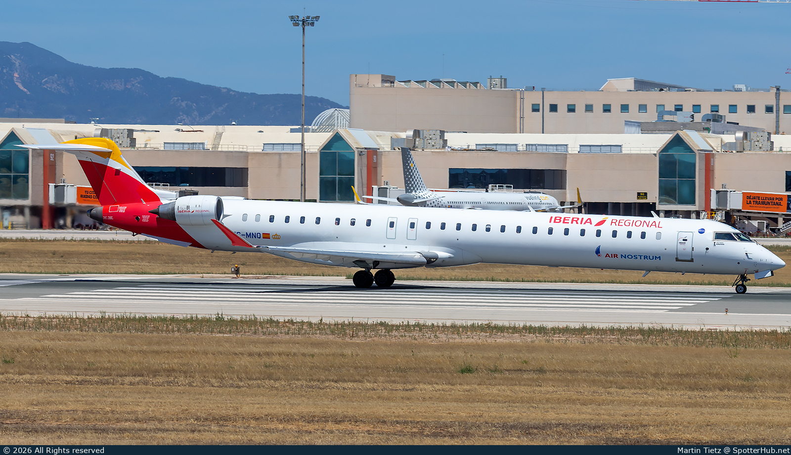 Photo of EC-MNQ - Bombardier CRJ-1000 operated by Iberia Regional (opb Air Nostrum)
