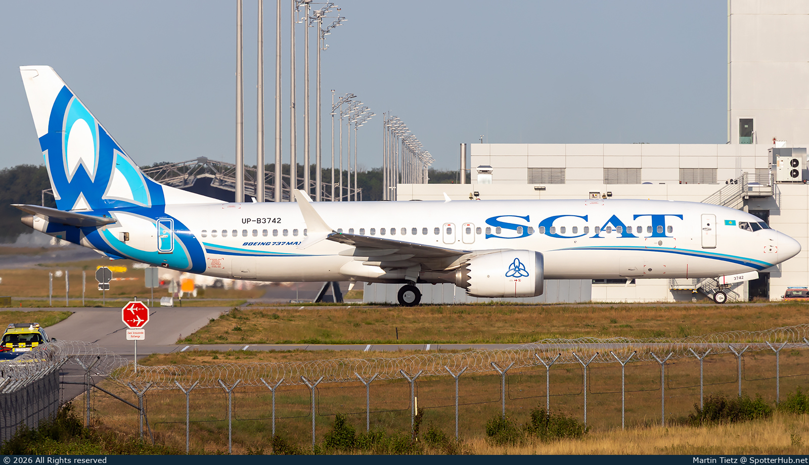 Photo of UP-B3742 - Boeing 737 MAX 8 operated by SCAT Airlines