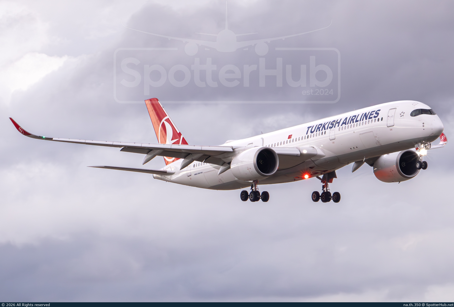 Photo of TC-LGI - Airbus A350-941 operated by Turkish Airlines