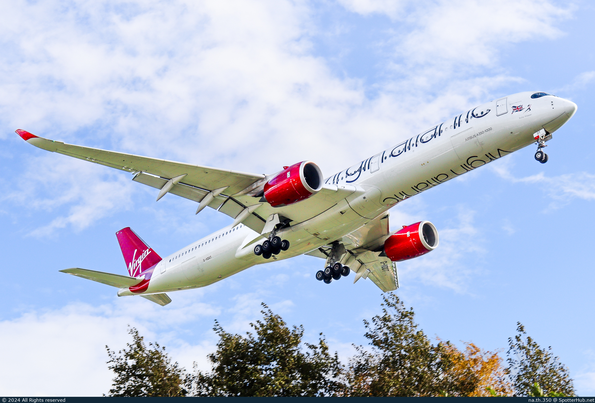 Photo of G-VDOT - Airbus A350-1041 operated by Virgin Atlantic Airways