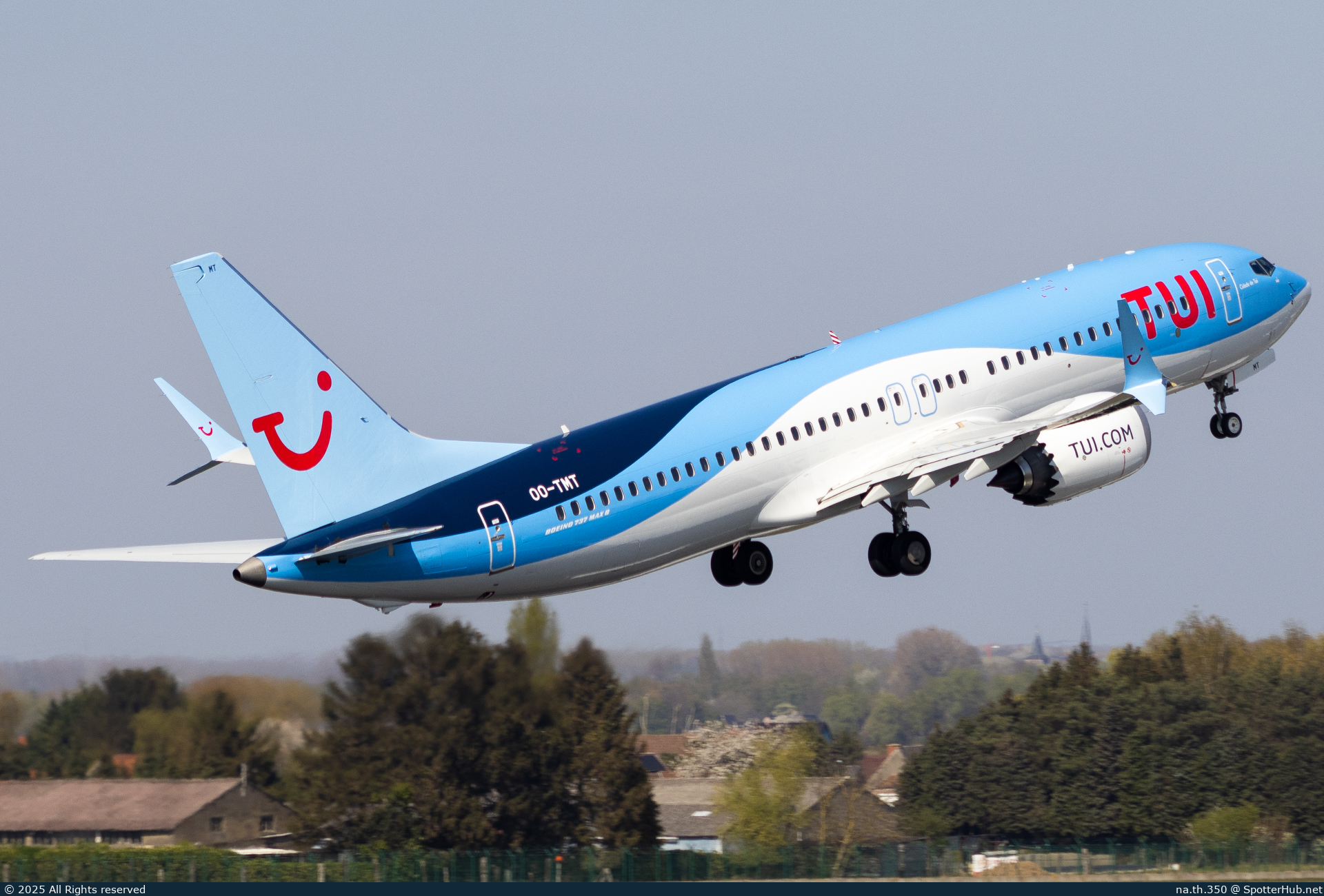 Photo of OO-TMT - Boeing 737 MAX 8 operated by TUI Airlines Belgium