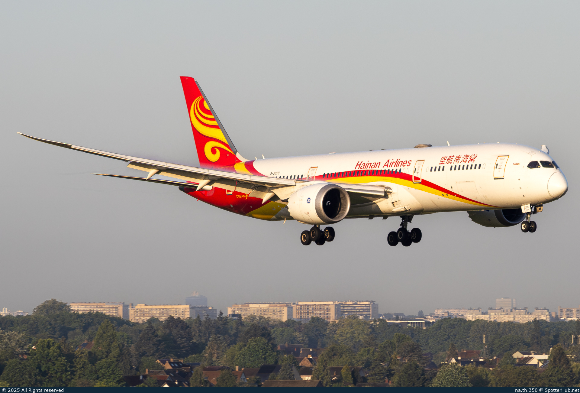 Photo of B-207U - Boeing 787-9 Dreamliner operated by Hainan Airlines
