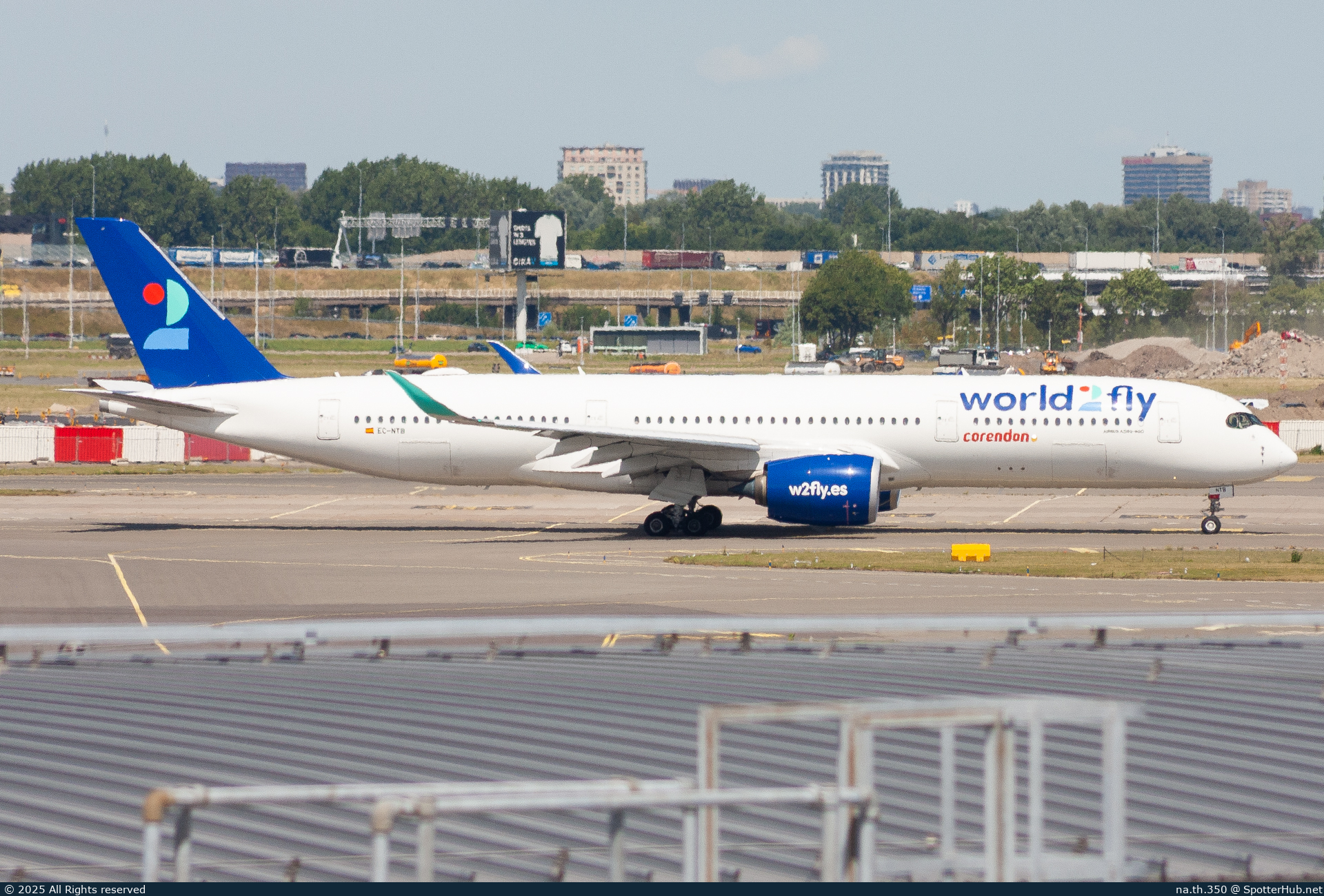 Photo of EC-NTB - Airbus A350-941 operated by Corendon Dutch Airlines (opb World2Fly)