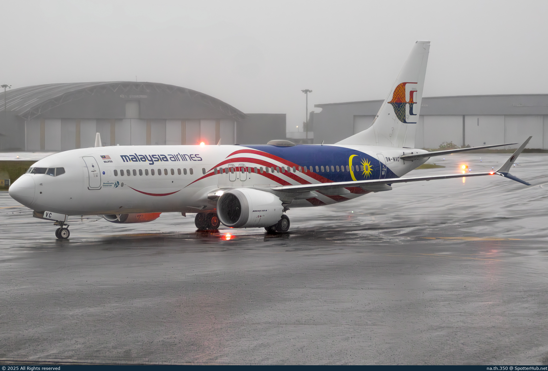 Photo of 9M-MVC - Boeing 737 MAX 8 operated by Malaysia Airlines