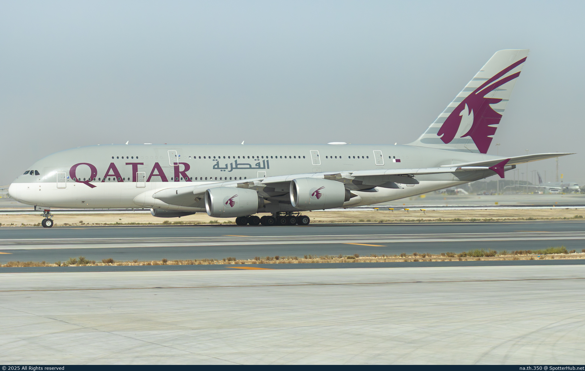 Photo of A7-APE - Airbus A380-861 operated by Qatar Airways
