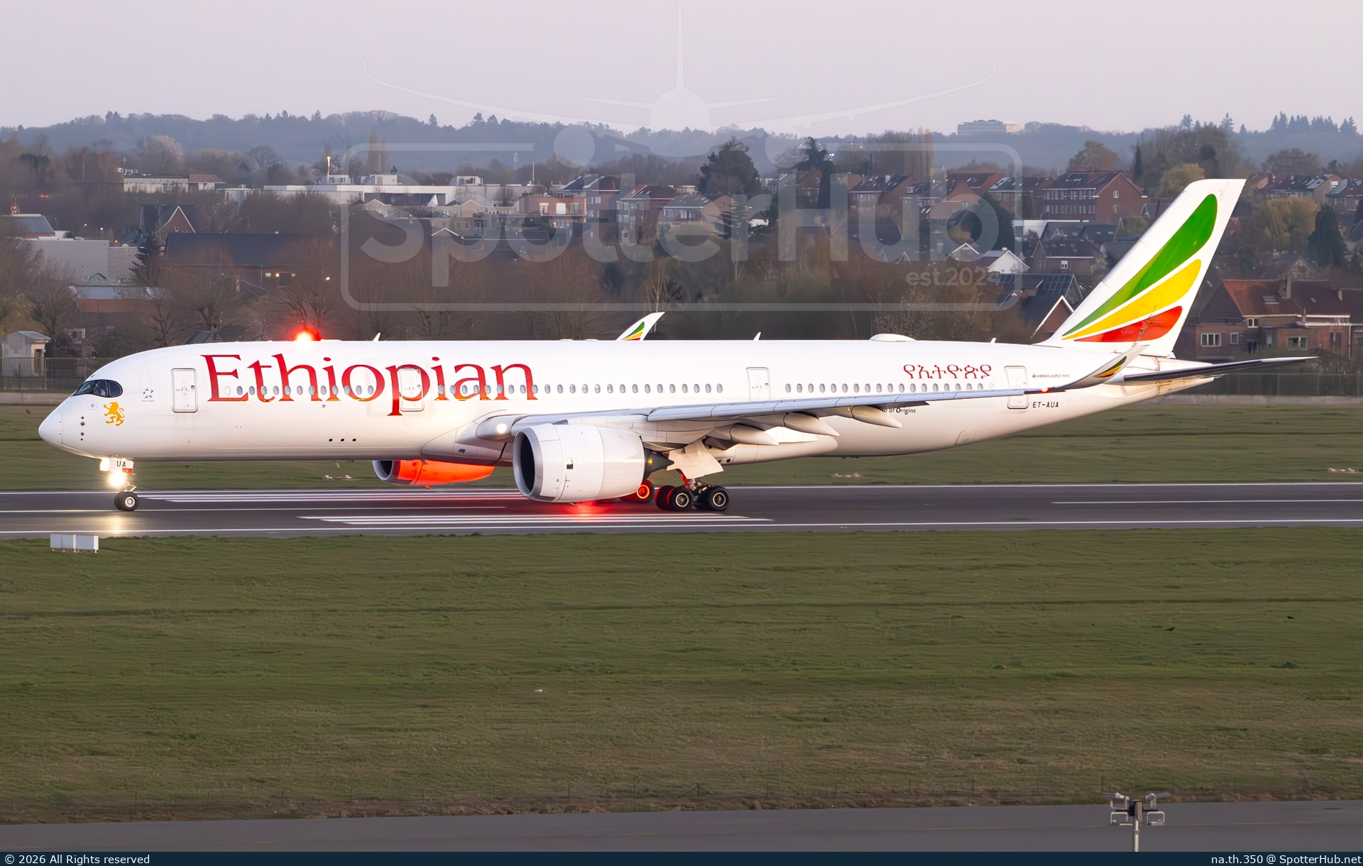 Photo of ET-AUA - Airbus A350-941 operated by Ethiopian Airlines
