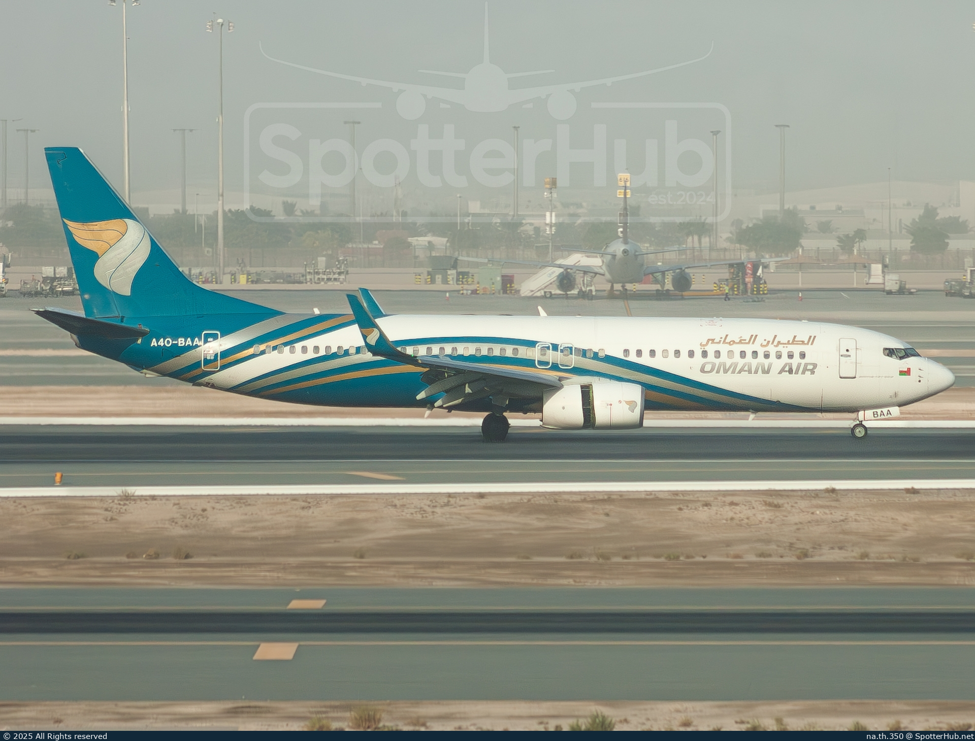 Photo of A4O-BAA - Boeing 737-81M operated by Oman Air