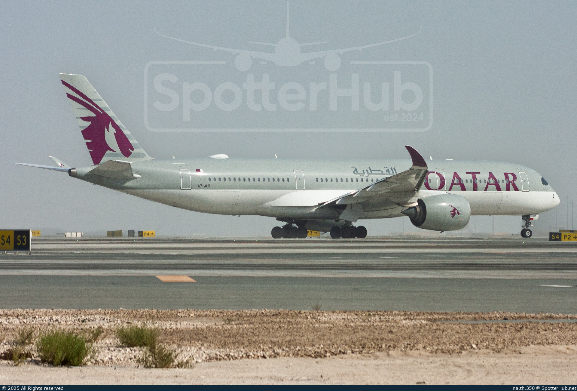 Photo of A7-ALB - Airbus A350-941 operated by Qatar Airways