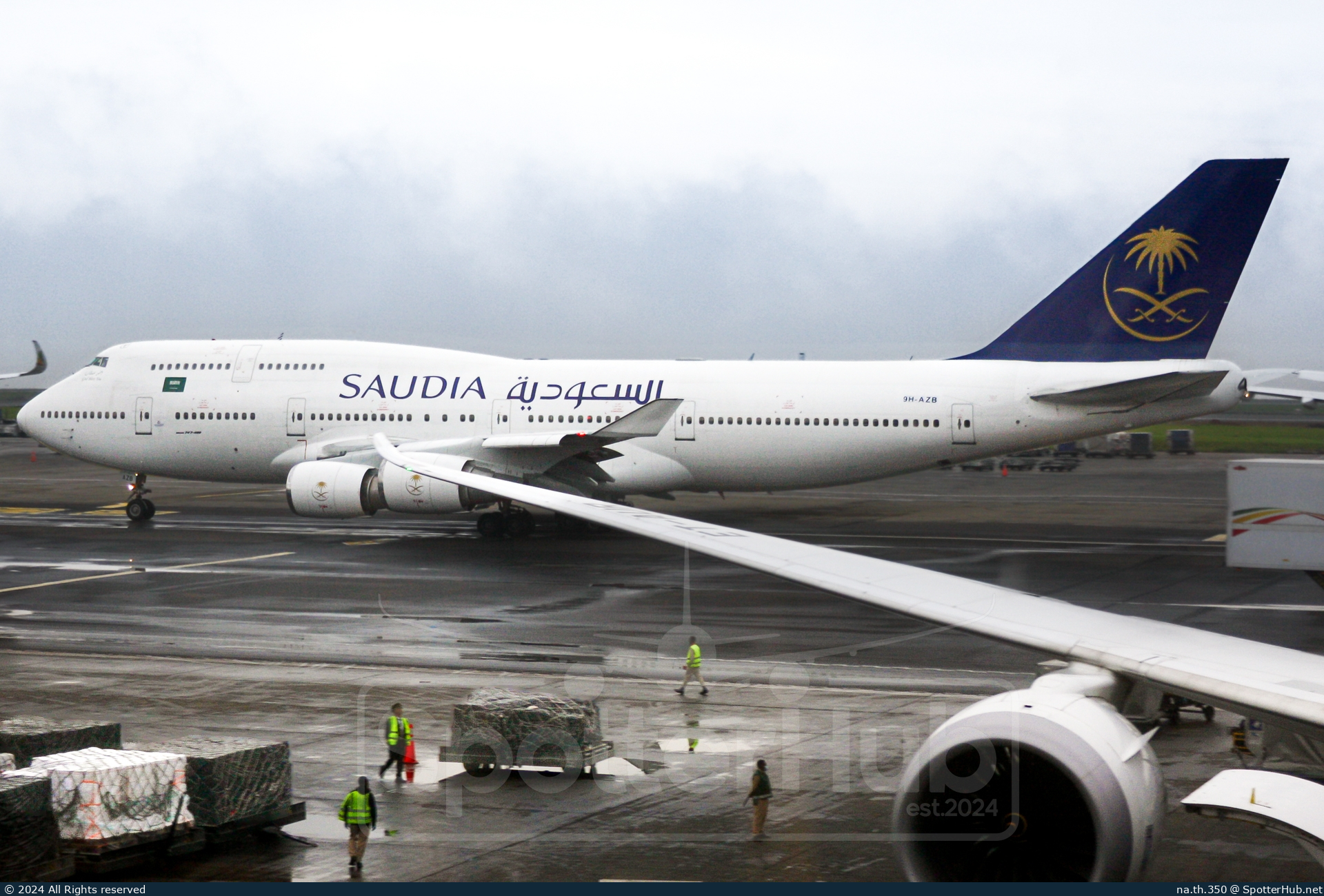 Photo of 9H-AZB - Boeing 747-428 operated by Saudia (opb Air Atlanta Europe)
