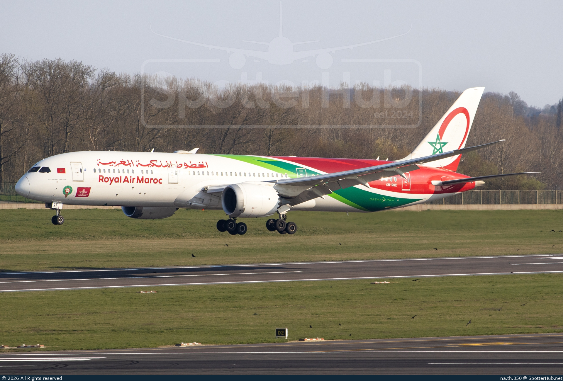 Photo of CN-RGX - Boeing 787-9 Dreamliner operated by Royal Air Maroc