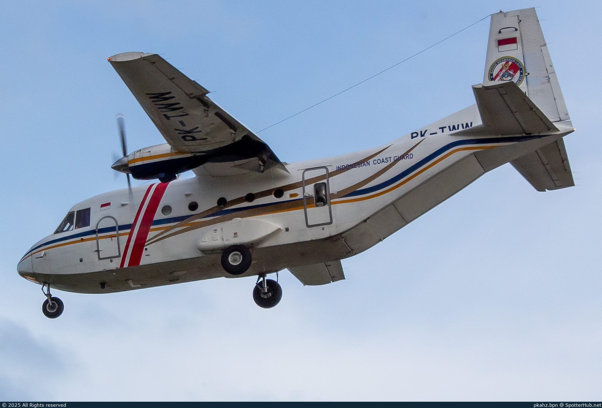 Photo of PK-TWW - CASA C-212-200 Aviocar operated by Indonesian Coast Guard