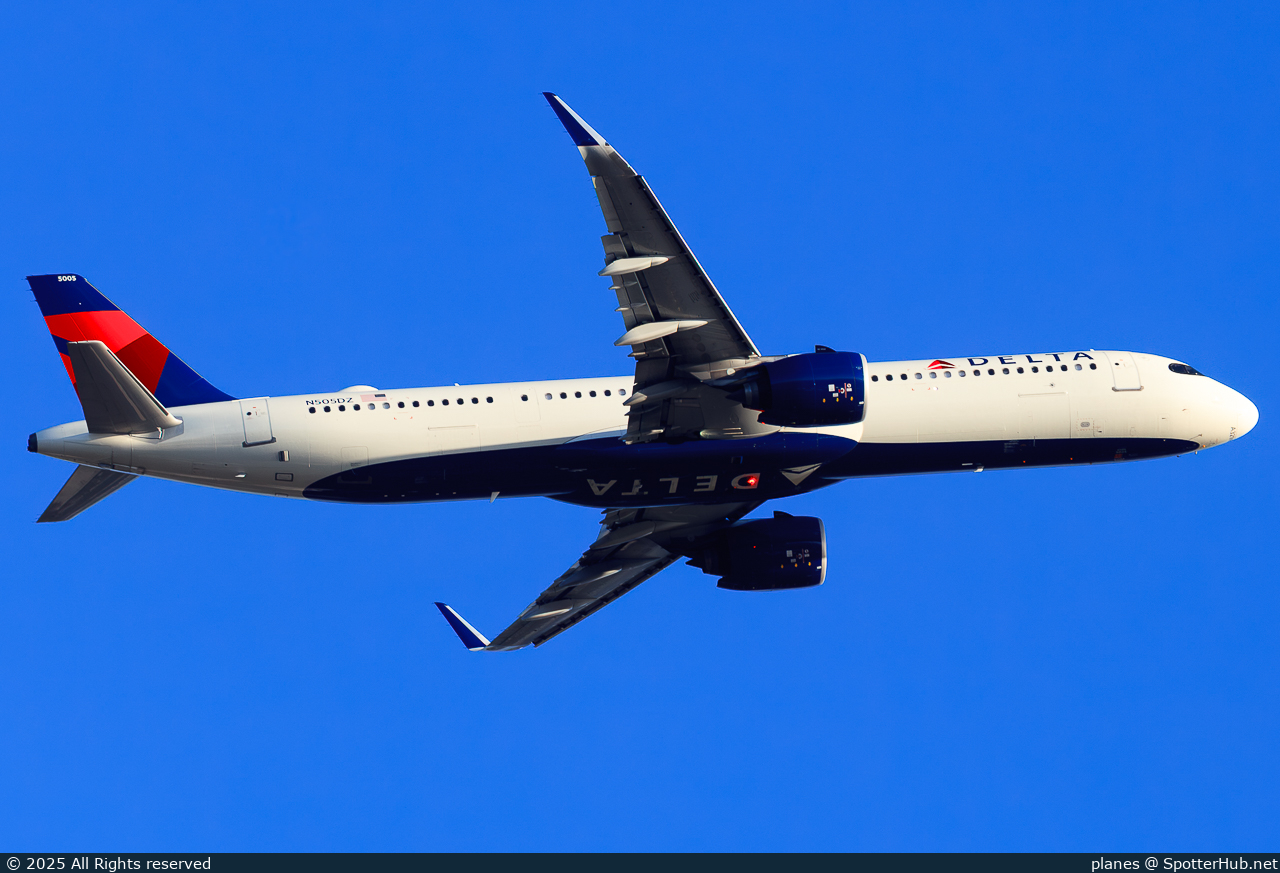Photo of N505DZ - Airbus A321-271NX operated by Delta Air Lines