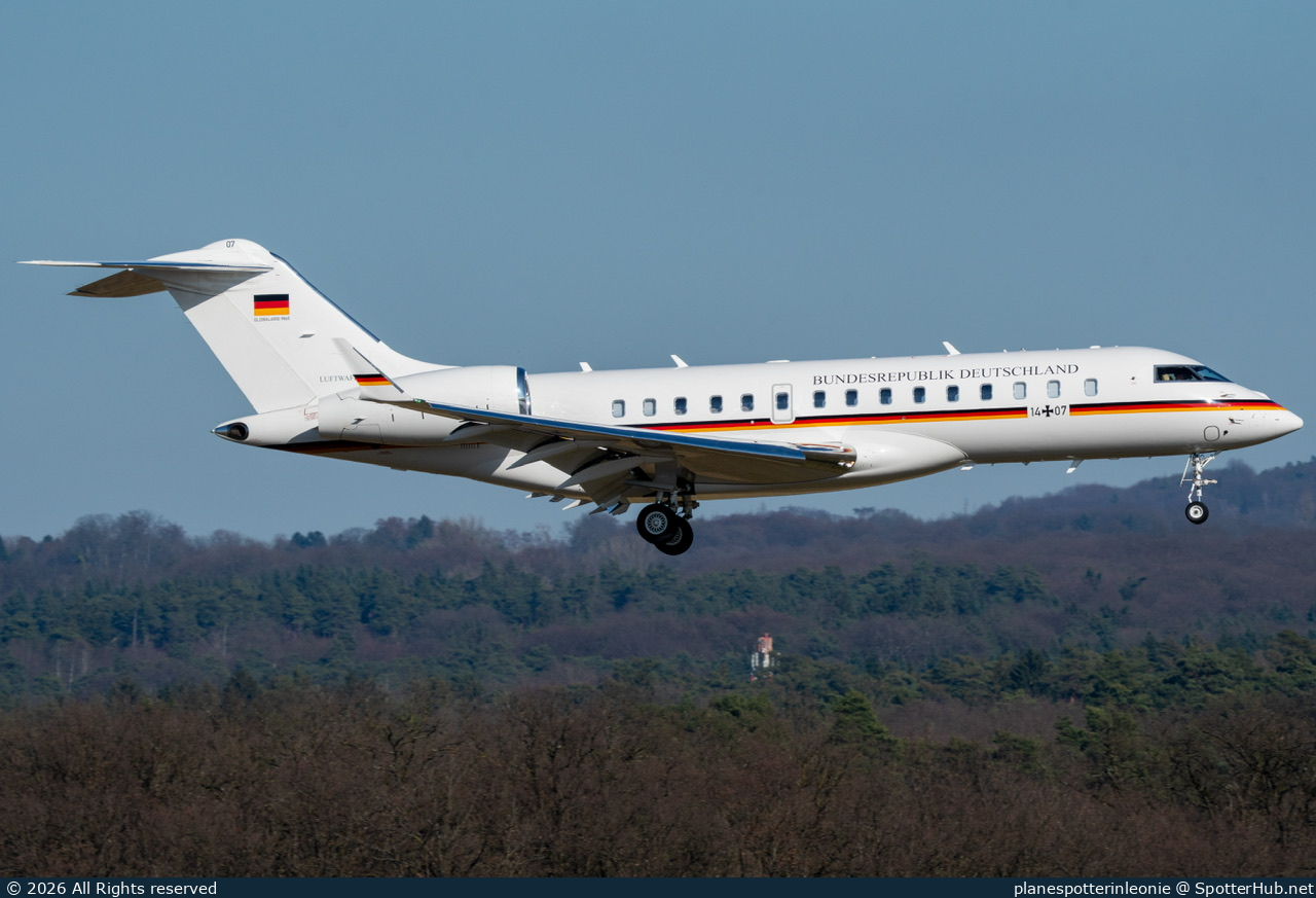 Photo of 14+07 - Bombardier Global 6000 operated by German Air Force