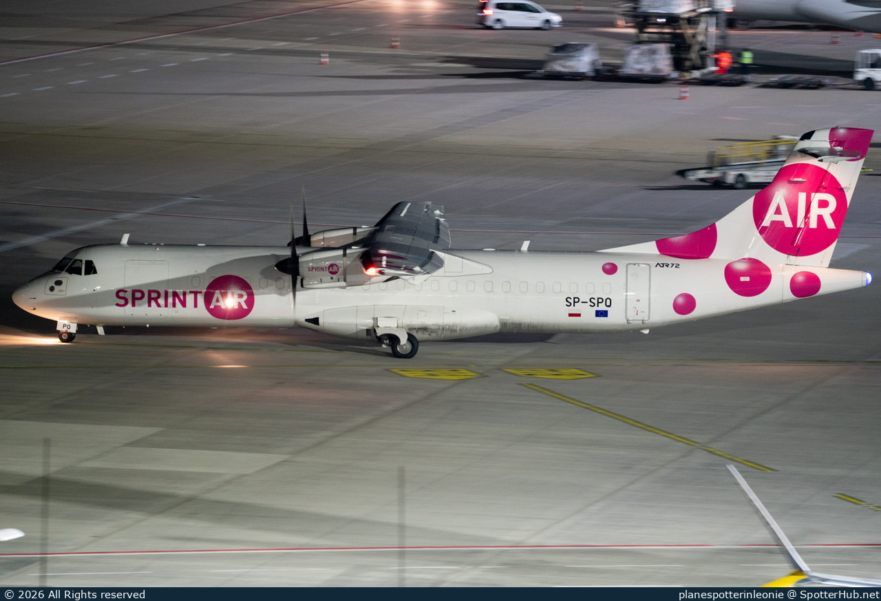 Photo of SP-SPQ - ATR 72-500(F) operated by SprintAir