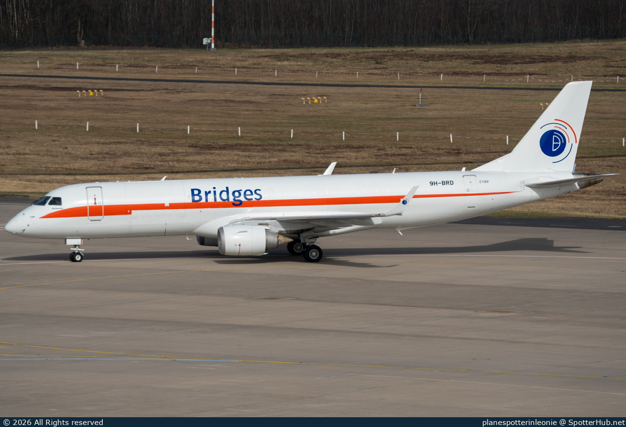 Photo of 9H-BRD - Embraer ERJ-190AR(F) operated by Bridges Air Cargo
