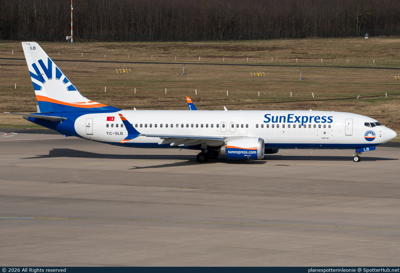 Photo of TC-SLB - Boeing 737 MAX 8 operated by SunExpress