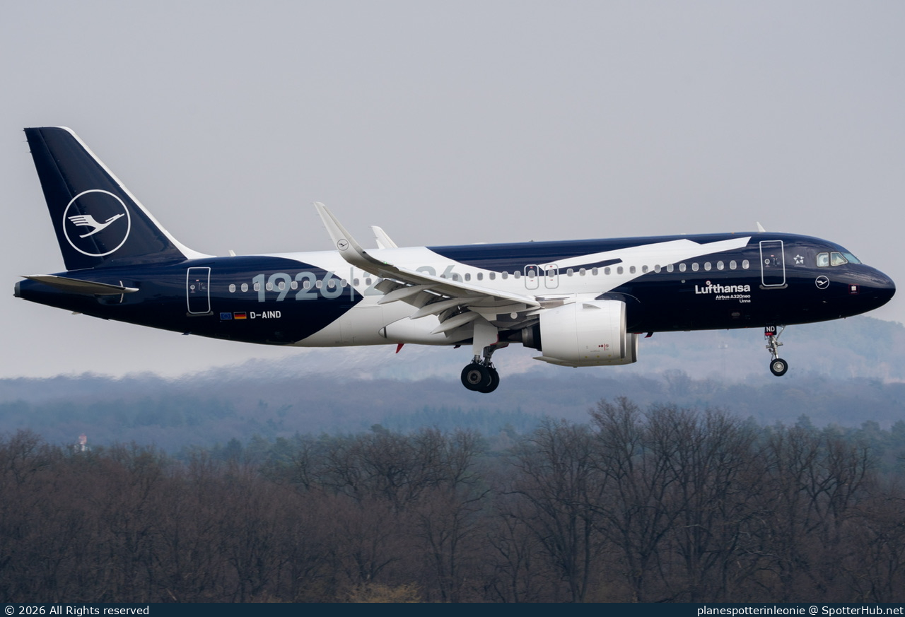 Photo of D-AIND - Airbus A320-271N operated by Lufthansa