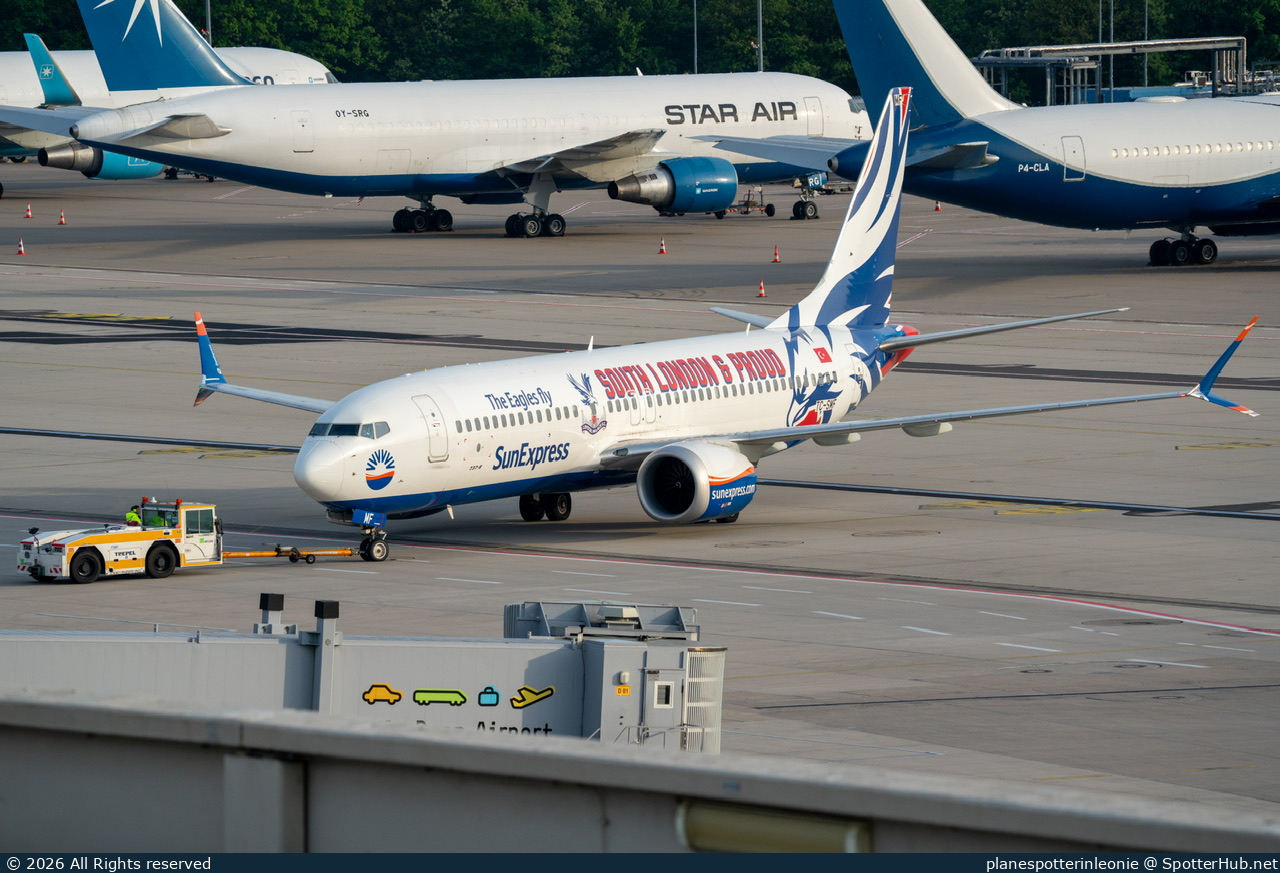Photo of TC-SMF - Boeing 737 MAX 8 operated by SunExpress