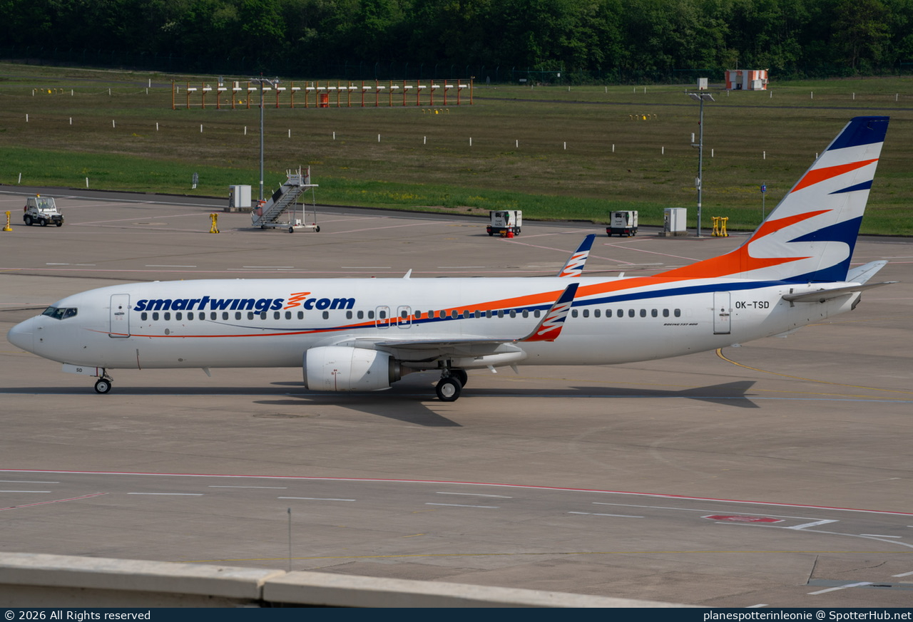 Photo of OK-TSD - Boeing 737-8Q8 operated by SmartWings