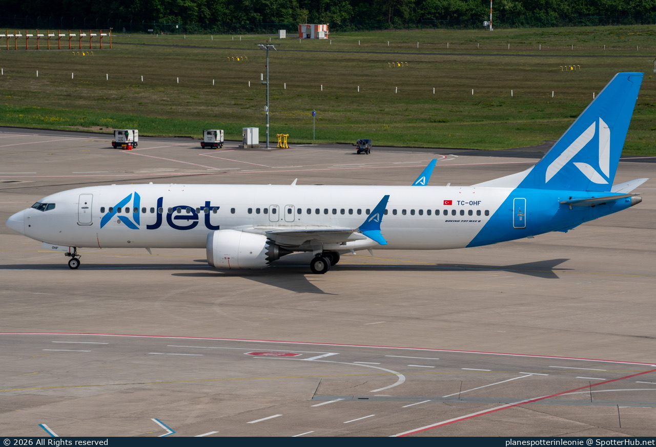 Photo of TC-OHF - Boeing 737 MAX 8 operated by AJet
