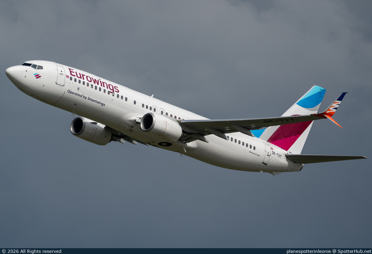 Photo of OK-TVT - Boeing 737-86N operated by Eurowings (opb SmartWings)