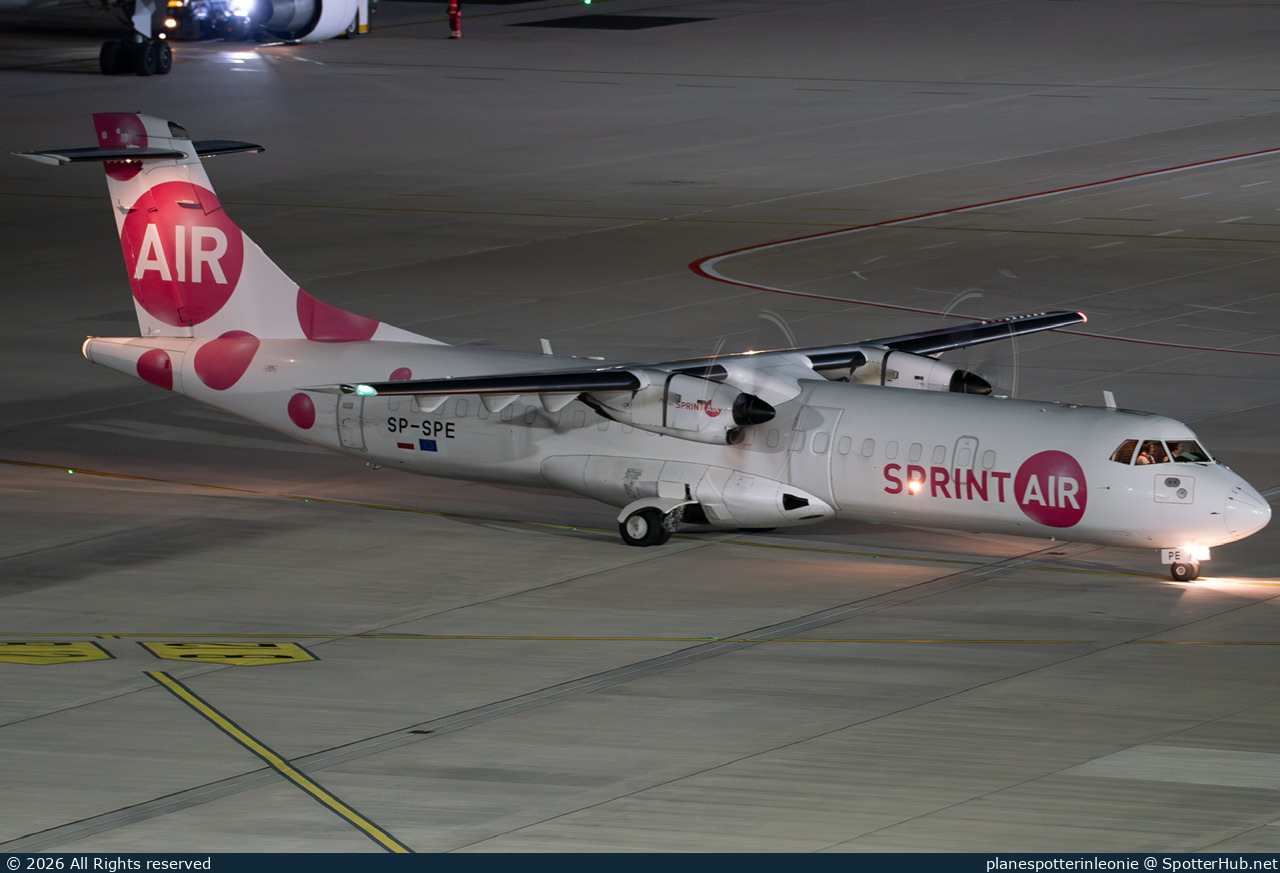 Photo of SP-SPE - ATR 72-202(F) operated by SprintAir