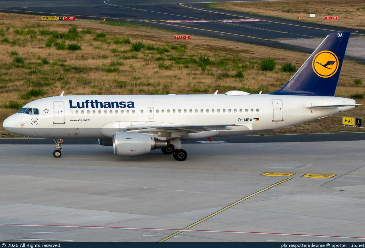 Photo of D-AIBA - Airbus A319-112 operated by Lufthansa