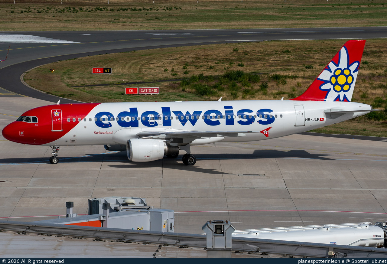 Photo of HB-JLP - Airbus A320-214 operated by Edelweiss Air