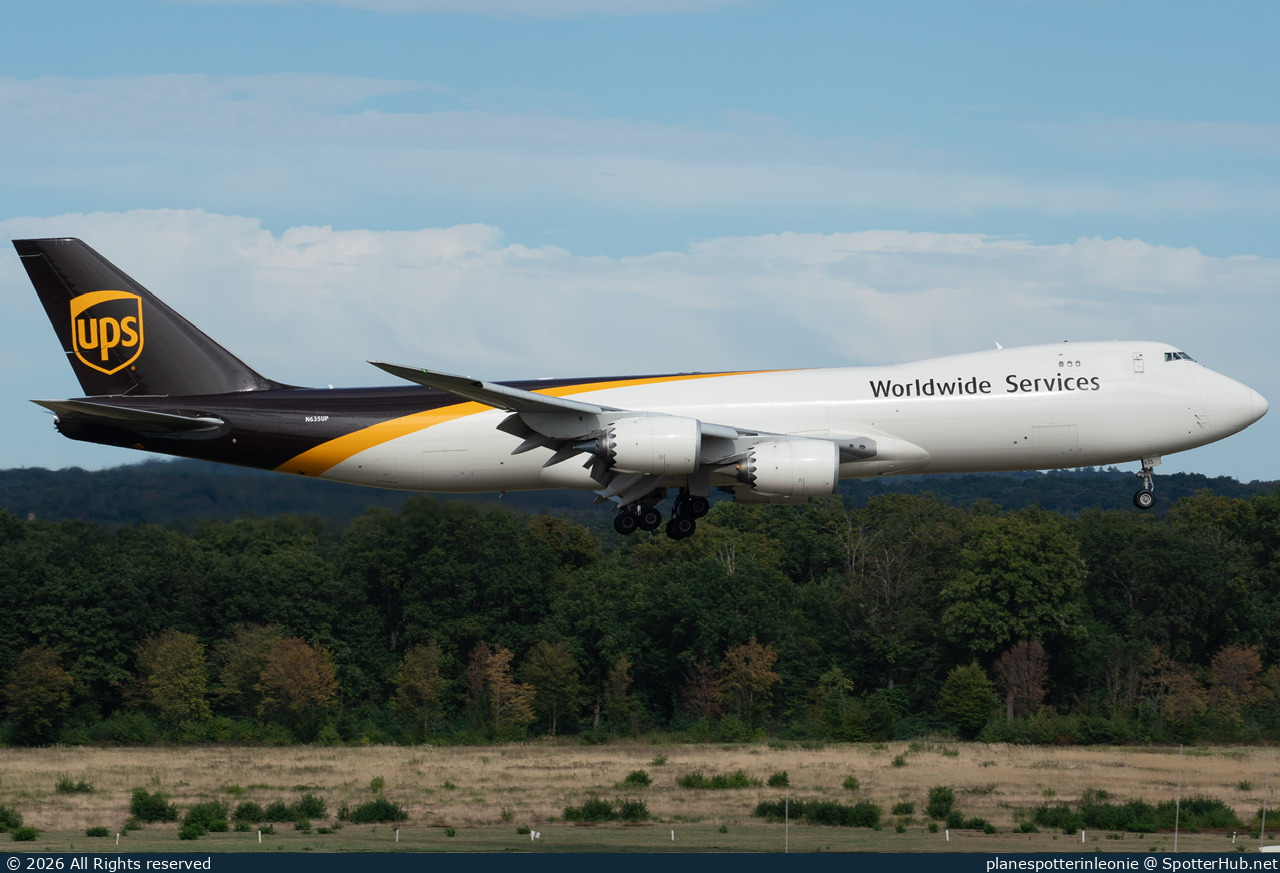 Photo of N635UP - Boeing 747-83QF operated by UPS United Parcel Service