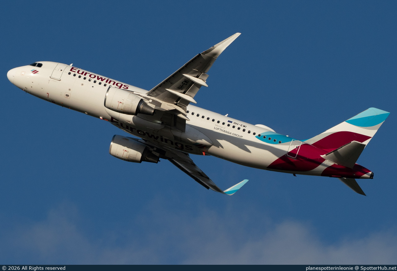 Photo of 9H-EWI - Airbus A320-214 operated by Eurowings Europe Malta