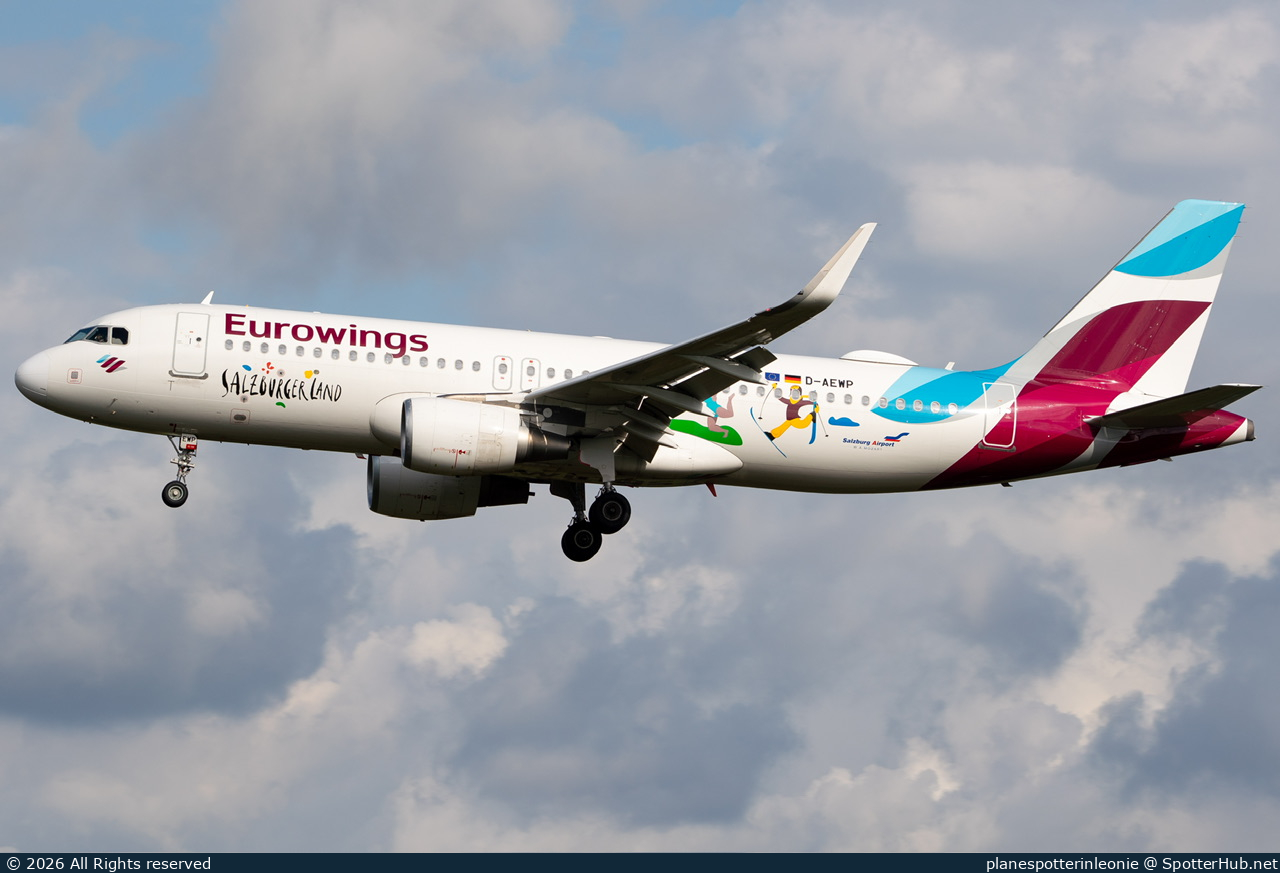 Photo of D-AEWP - Airbus A320-214 operated by Eurowings