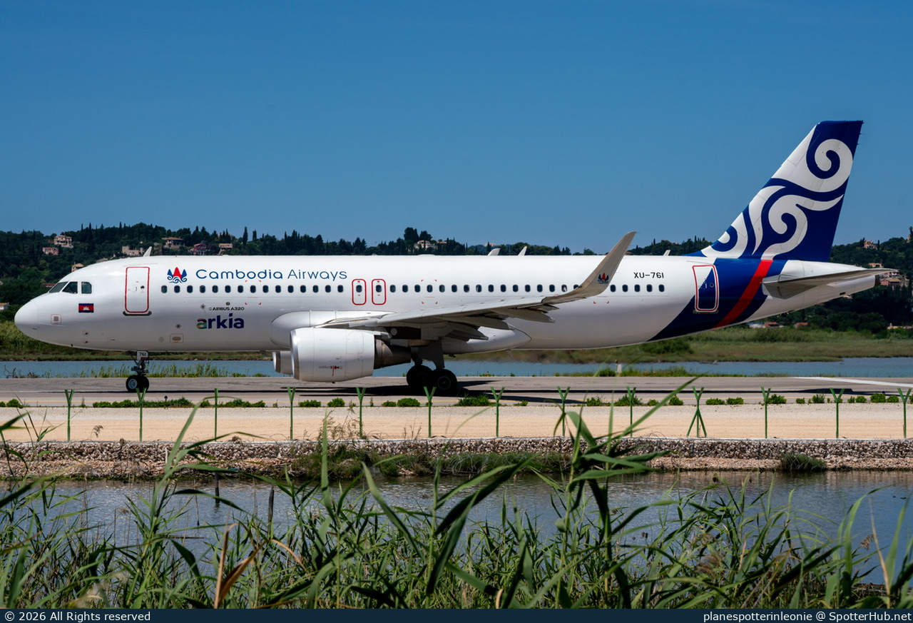 Photo of XU-761 - Airbus A320-214 operated by Arkia Israeli Airlines (opb Cambodia Airways)