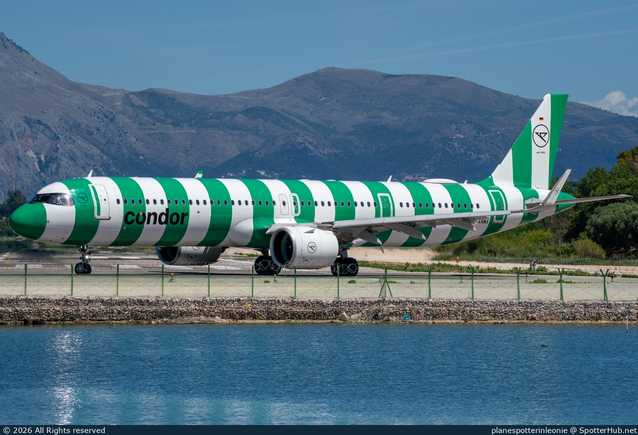 Photo of D-ANMX - Airbus A321-271NX operated by Condor