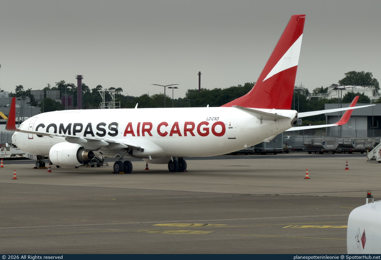 Photo of LZ-CXD - Boeing 737-85R(SF) operated by Compass Air Cargo