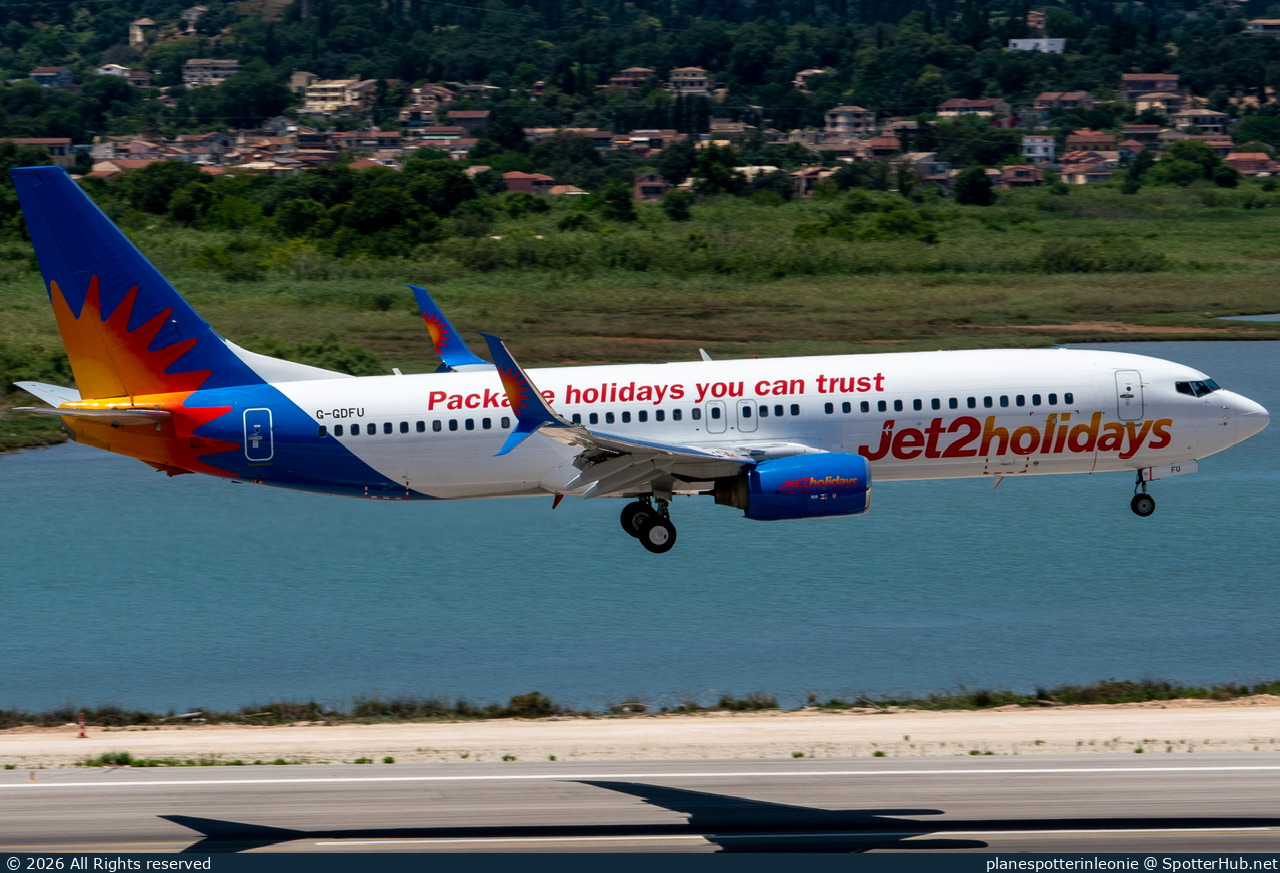 Photo of G-GDFU - Boeing 737-8K5 operated by Jet2