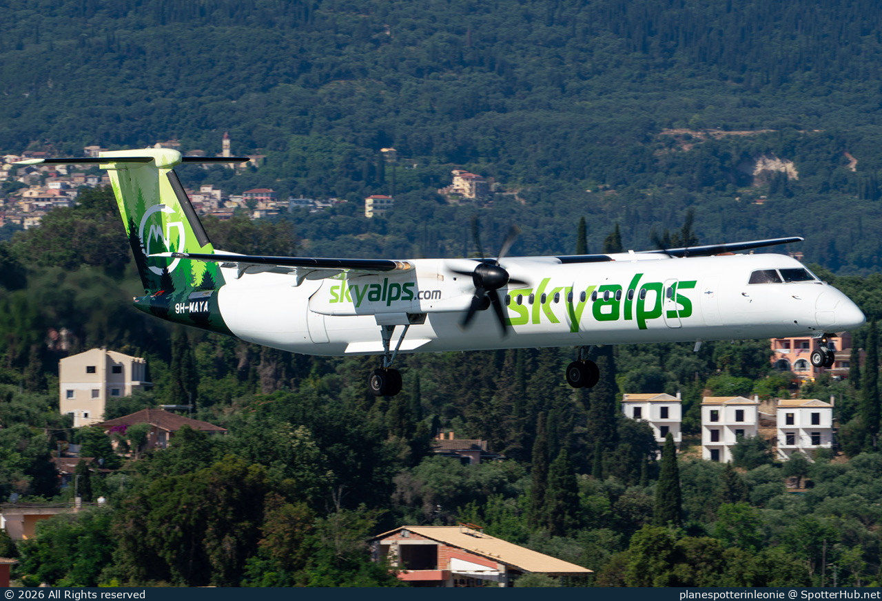 Photo of 9H-MAYA - Bombardier DHC-8-402 Dash 8 Q400 operated by SkyAlps