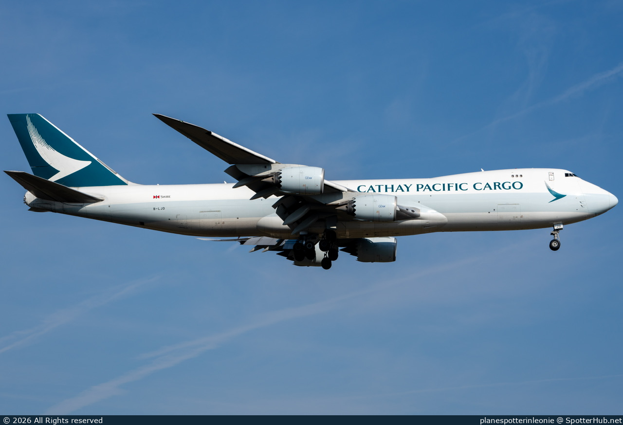 Photo of B-LJD - Boeing 747-867F operated by Cathay Pacific Cargo