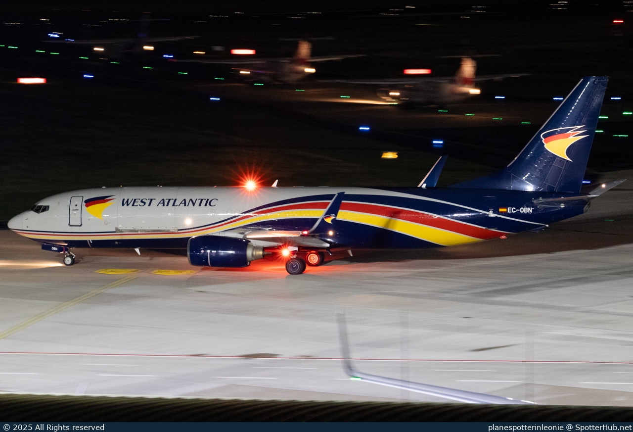 Photo of EC-OBN - Boeing 737-83N(BCF) operated by West Atlantic Airlines (opb Swiftair)