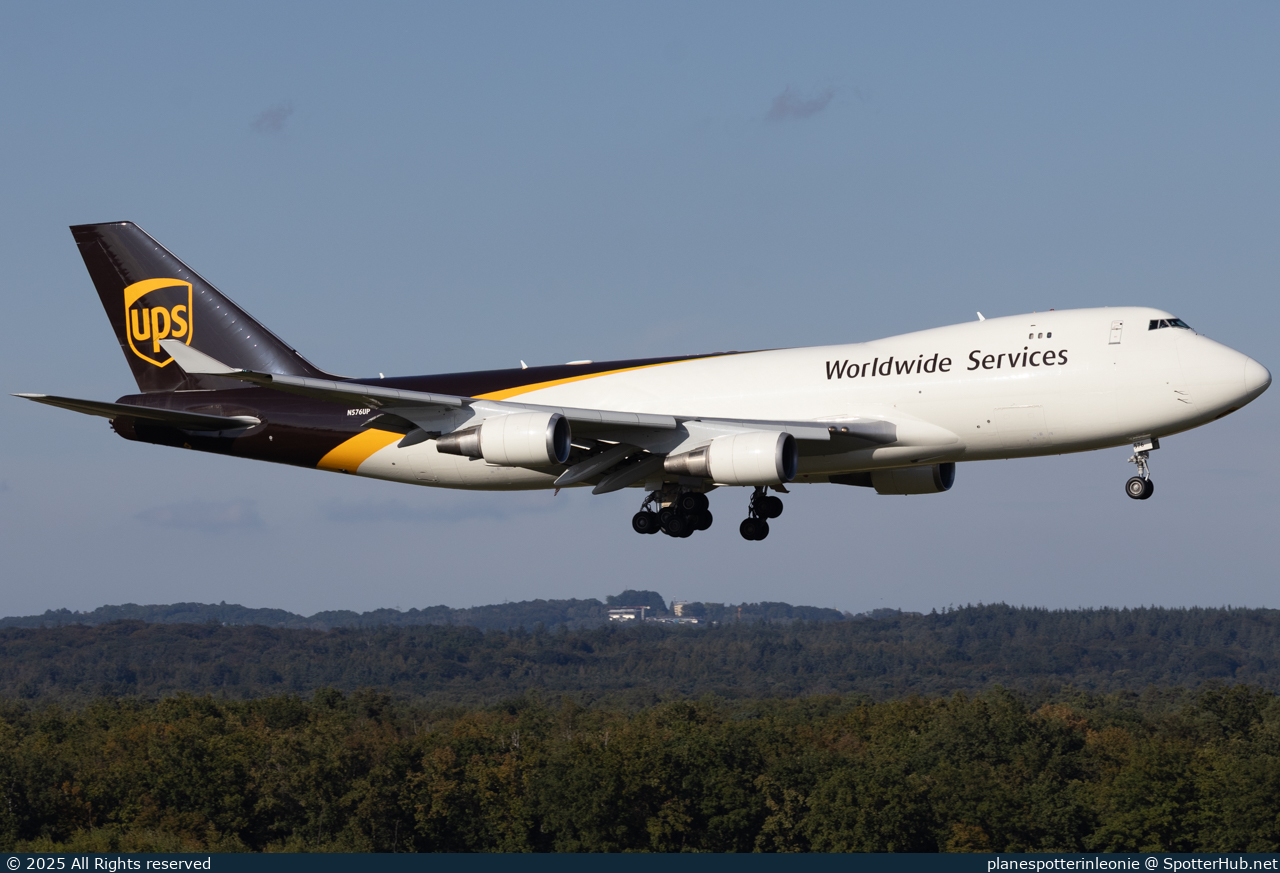 Photo of N576UP - Boeing 747-44AF operated by UPS United Parcel Service