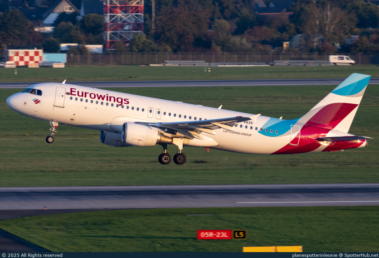 Photo of D-ABZK - Airbus A320-216 operated by Eurowings