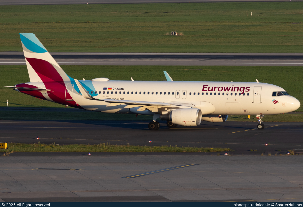 Photo of D-AEWO - Airbus A320-214 operated by Eurowings