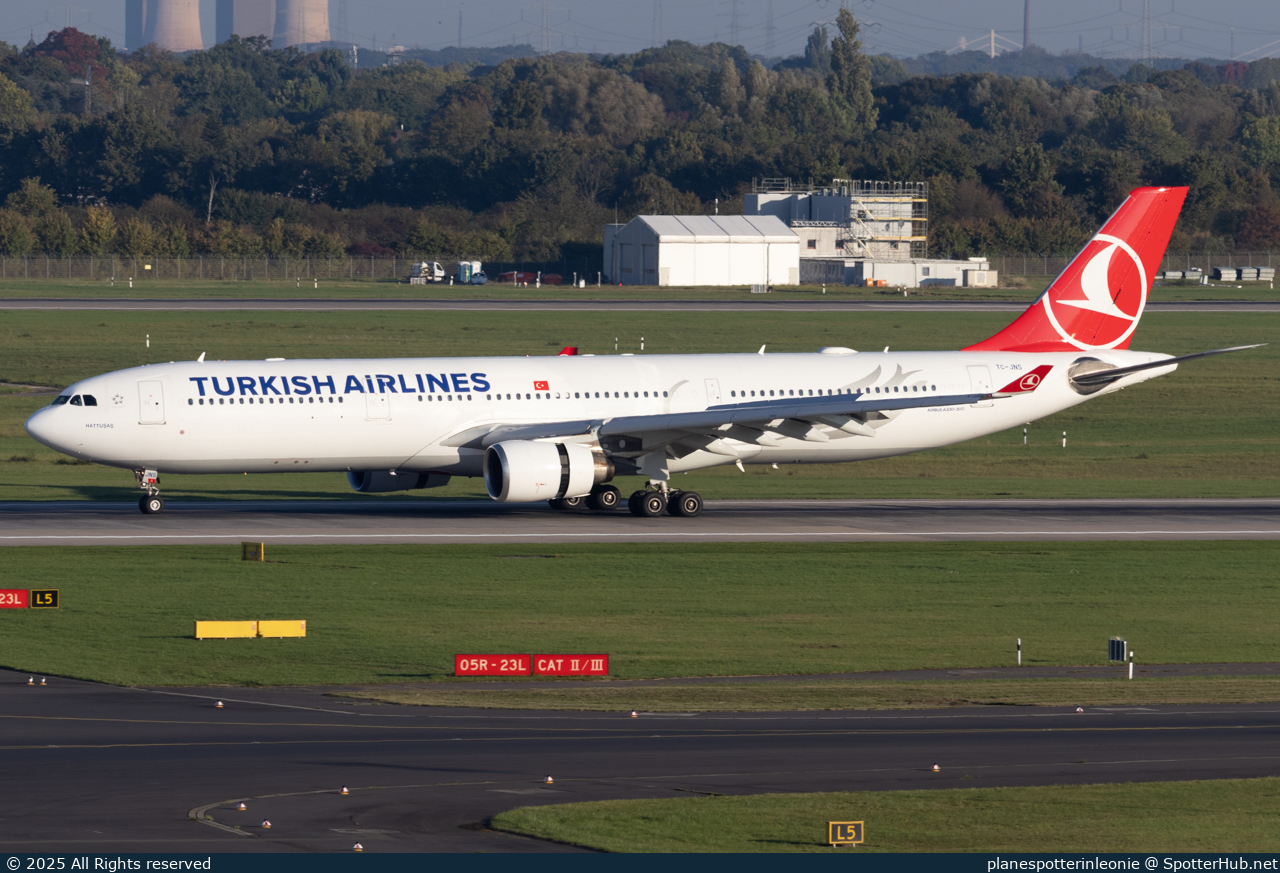 Photo of TC-JNS - Airbus A330-303 operated by Turkish Airlines