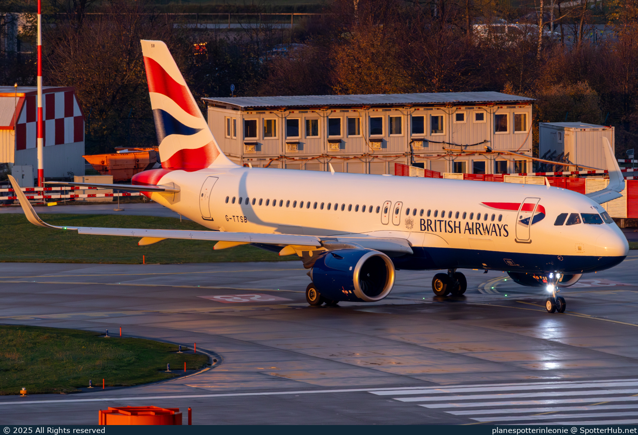 Photo of G-TTSB - Airbus A320-251N operated by British Airways