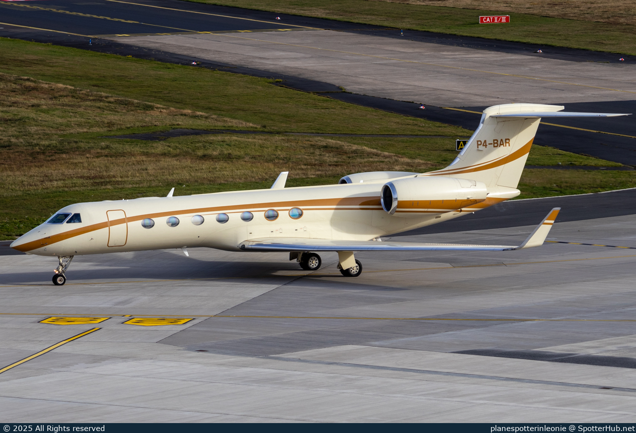 Photo of P4-BAR - Gulfstream GV-SP (G550) operated by Falcon Wings