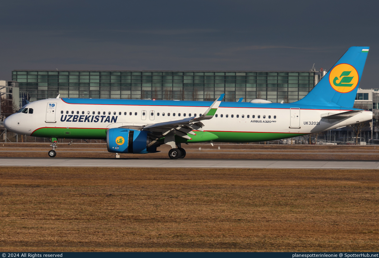Photo of UK32021 - Airbus A320-251N operated by Uzbekistan Airways