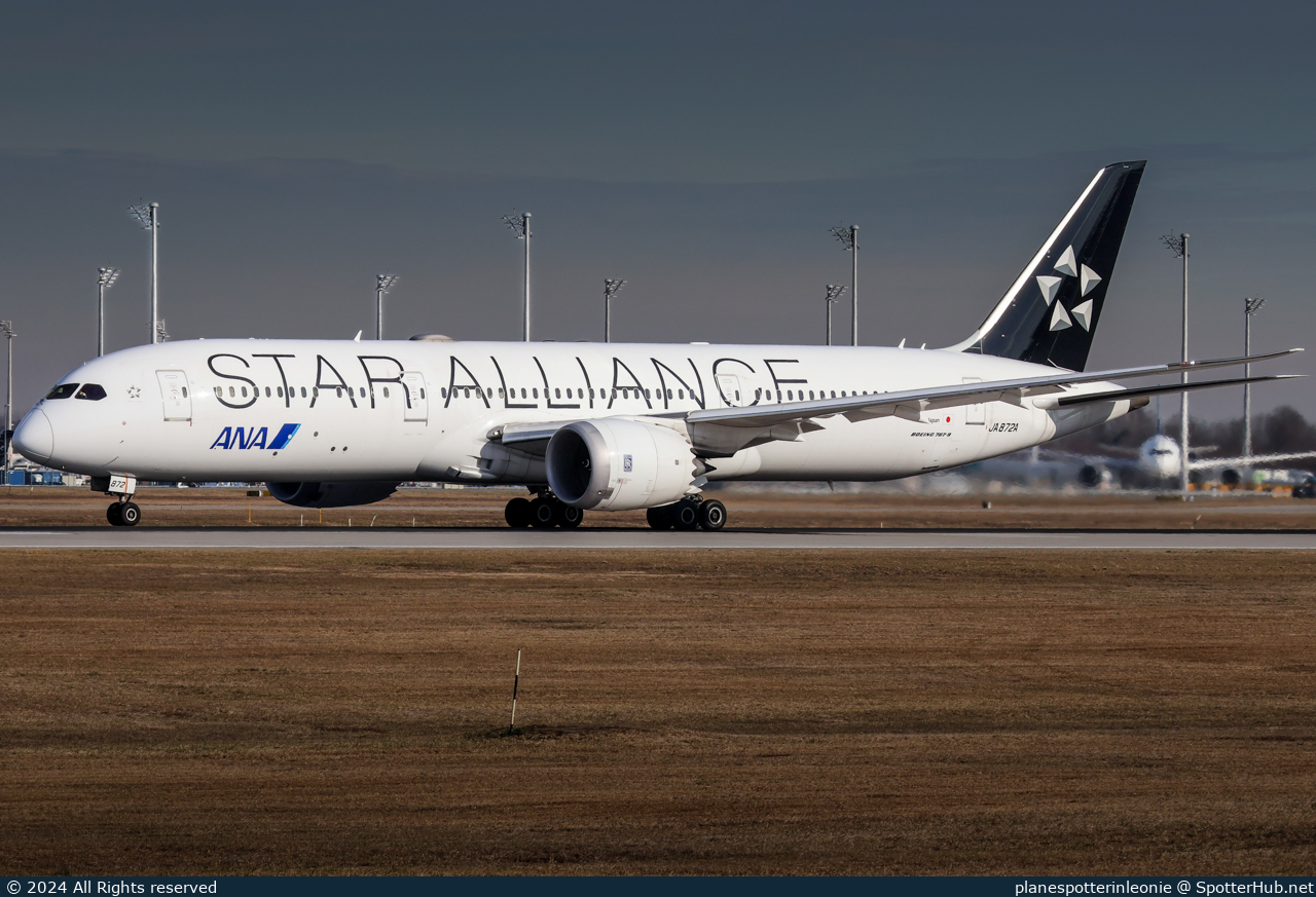 Photo of JA872A - Boeing 787-9 Dreamliner operated by ANA All Nippon Airways (opb Air Japan)